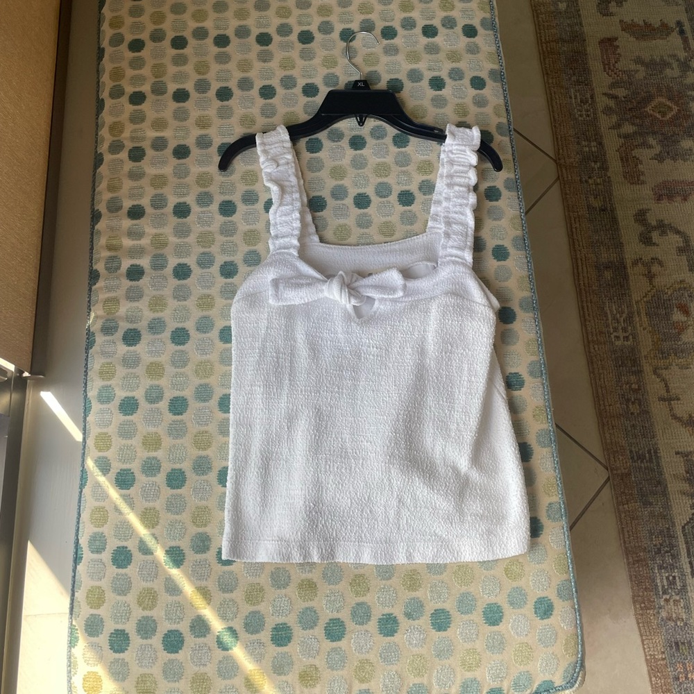 Tie-front White Madewell White Top